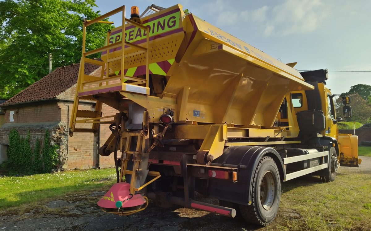 HIAB MULTILIFT XR14 HOOK LOADER ECON SALT GRIT GRITTER SPREADER
